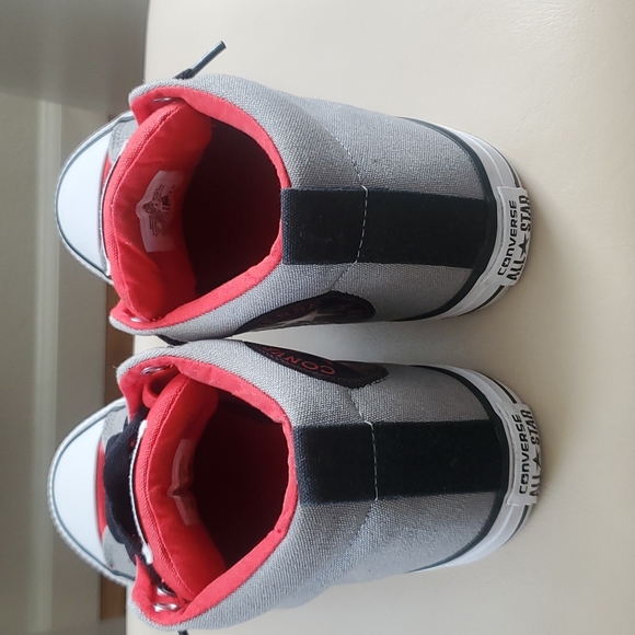 Black, Gray, & Red Converse - Picture 2 of 11